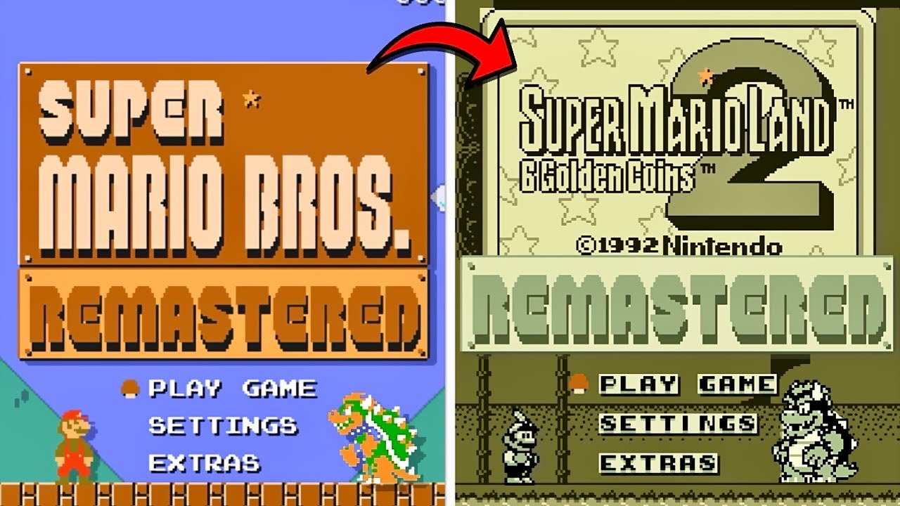 What if Super Mario Bros. Remastered was in Super Mario Land Style?!