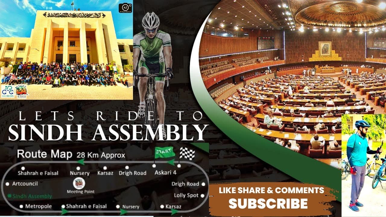 Sindh Assembly Inside Tour || Bicycle Ride Vlog #sindhassembly