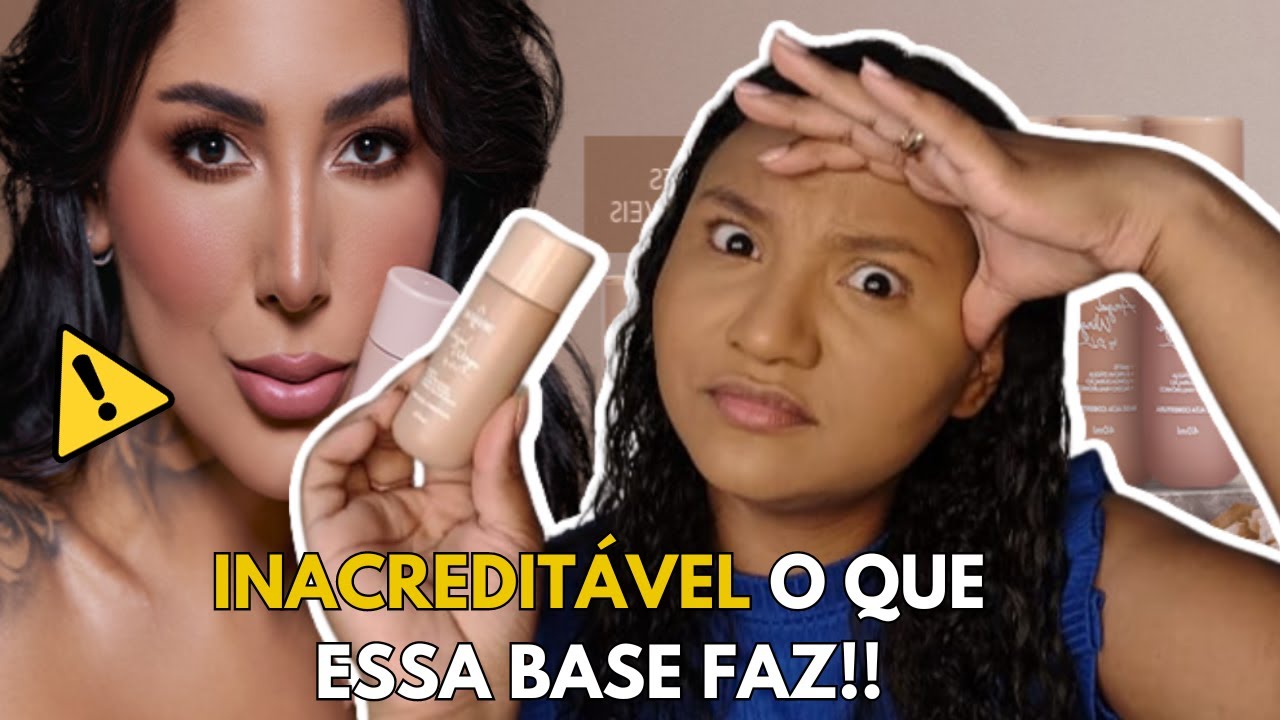 Testando a NOVA BASE ANGEL WINGS BY PRI LESSA