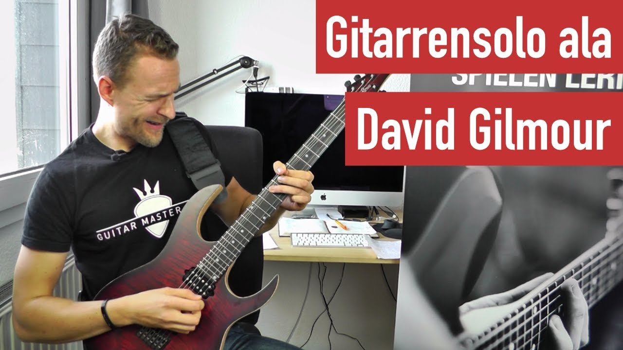 Gitarrensolo mit Bending Licks ala David Gilmour | Guitar Master Plan