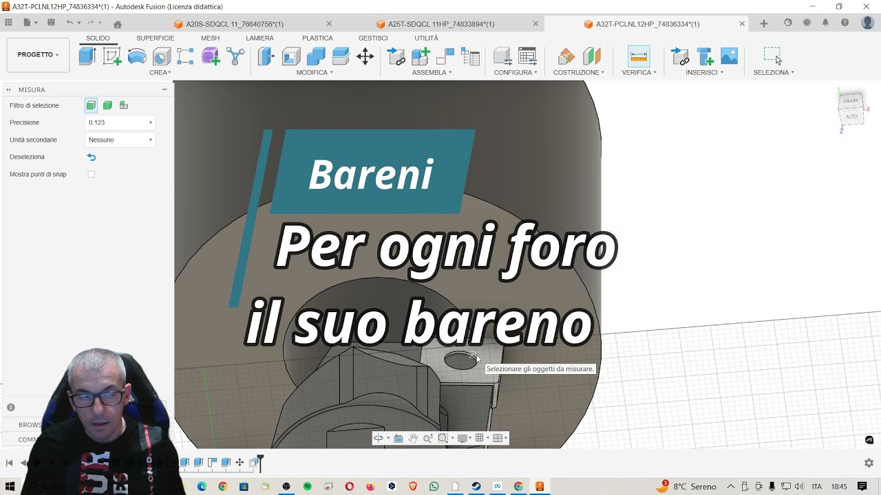 In tornitura ad ogni foro il suo Bareno, come scegliere il bareno, linee base.