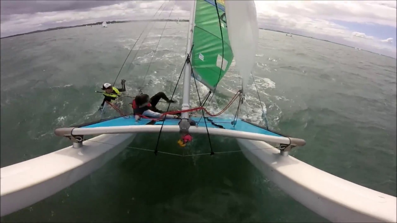 Two kids & a Hobie 14 Turbo
