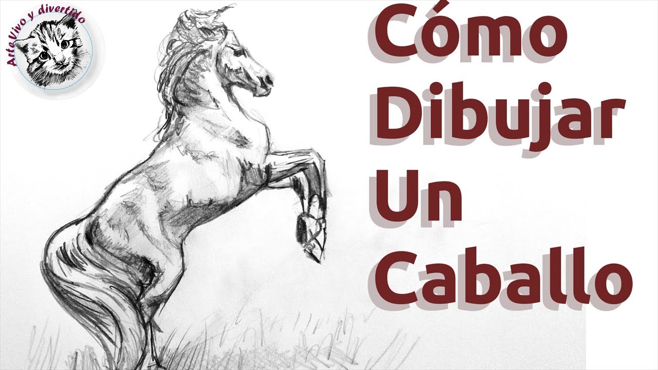Como Dibujar un Caballo Paso a Paso a Lapiz: Como Dibujar Animales