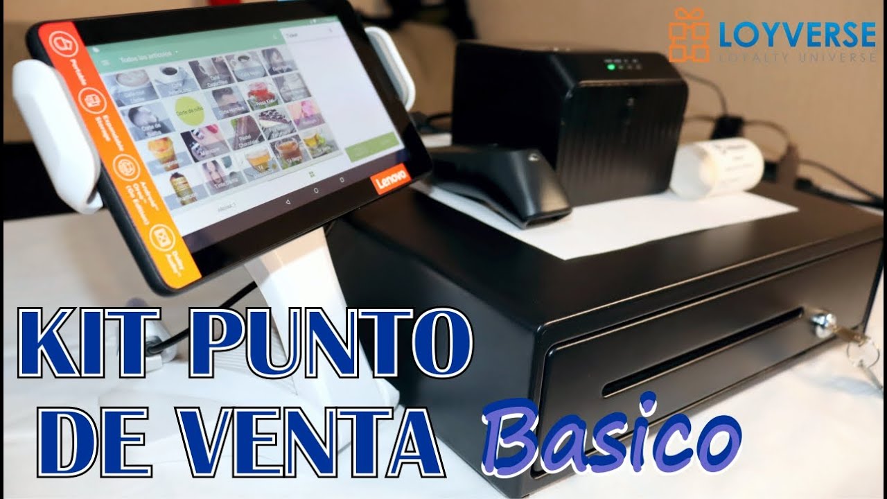 Kit Punto de Venta Económico Básico para Tableta Android con Impresora de Tickets Bluetooth Loyverse
