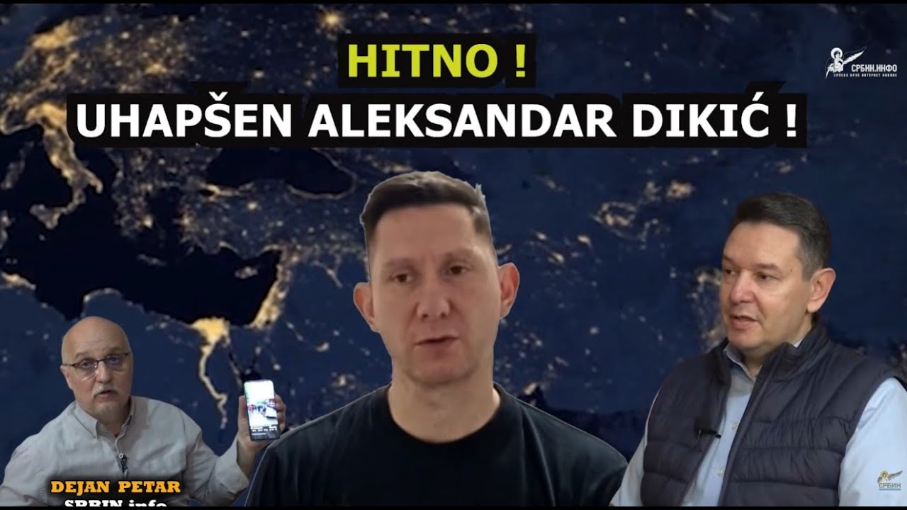Nemanja &Scaron;arović i Srđan Milivojević: Hitno - uhap&scaron;en Aleksandar Dikić!  Upali mu u kuću pred decom!