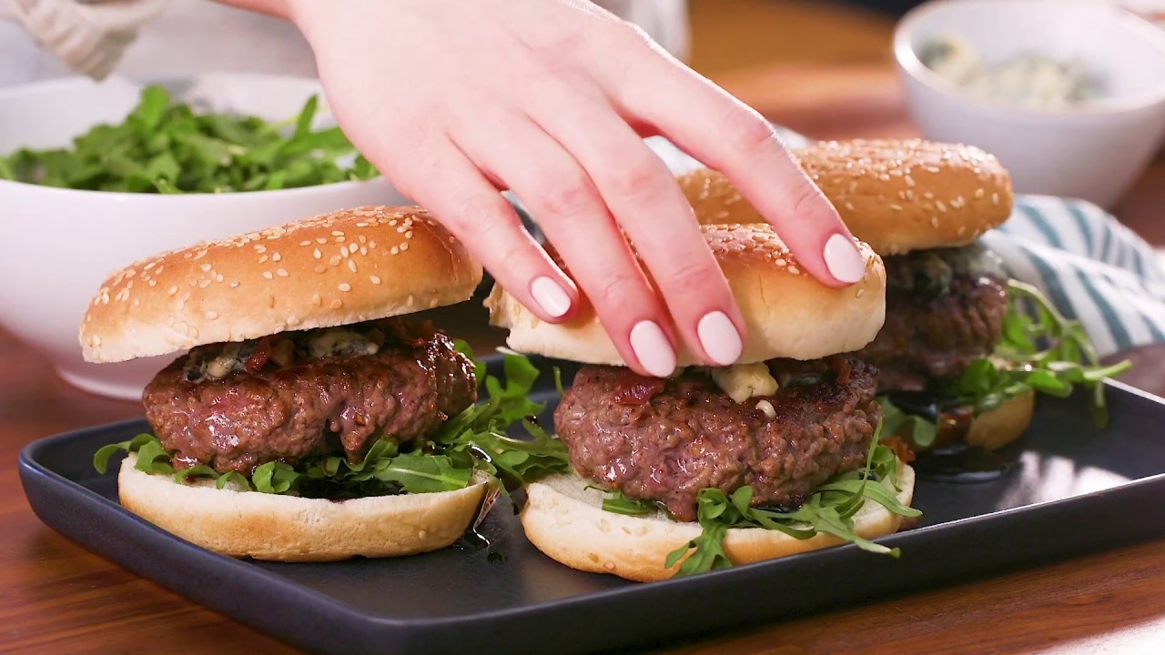 Prosciutto and Blue Cheese Burger