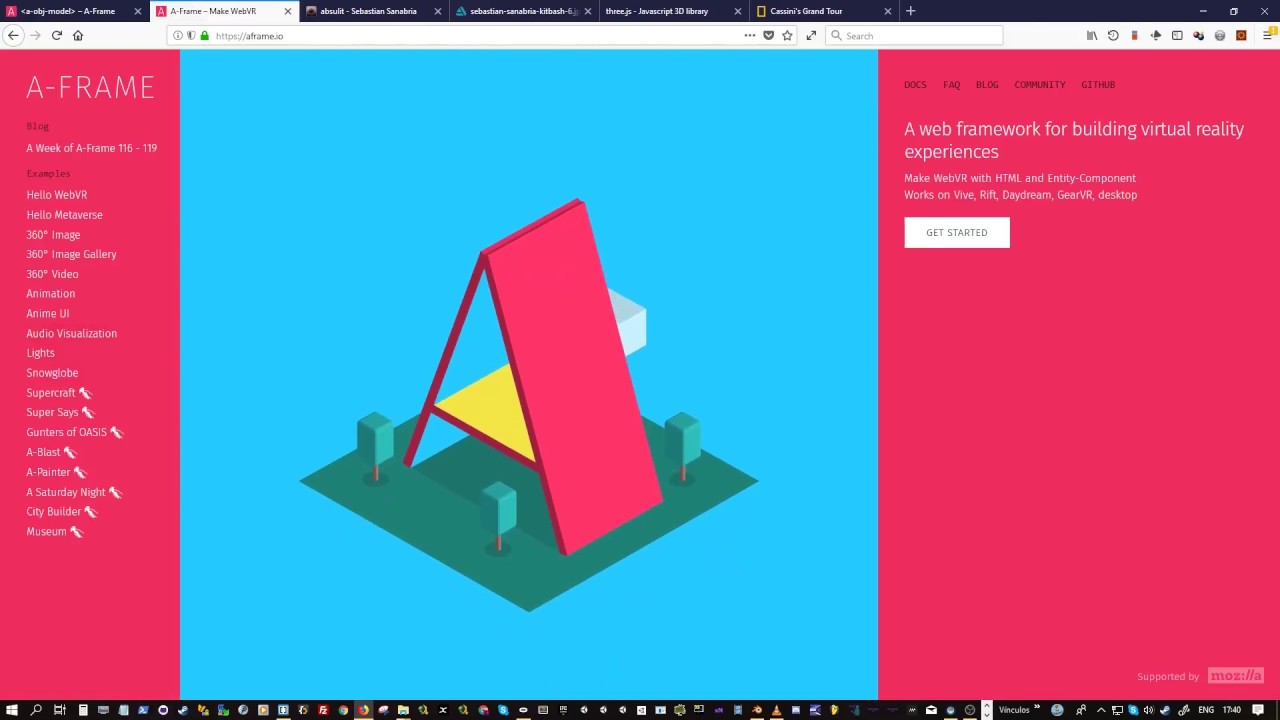 Tutorial A-Frame 1: Cargar Modelos y Texturas