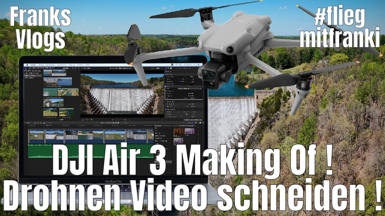 DJI Air 3 ! Drohnen Videos richtig bearbeiten ‼️ #fliegmitfranki