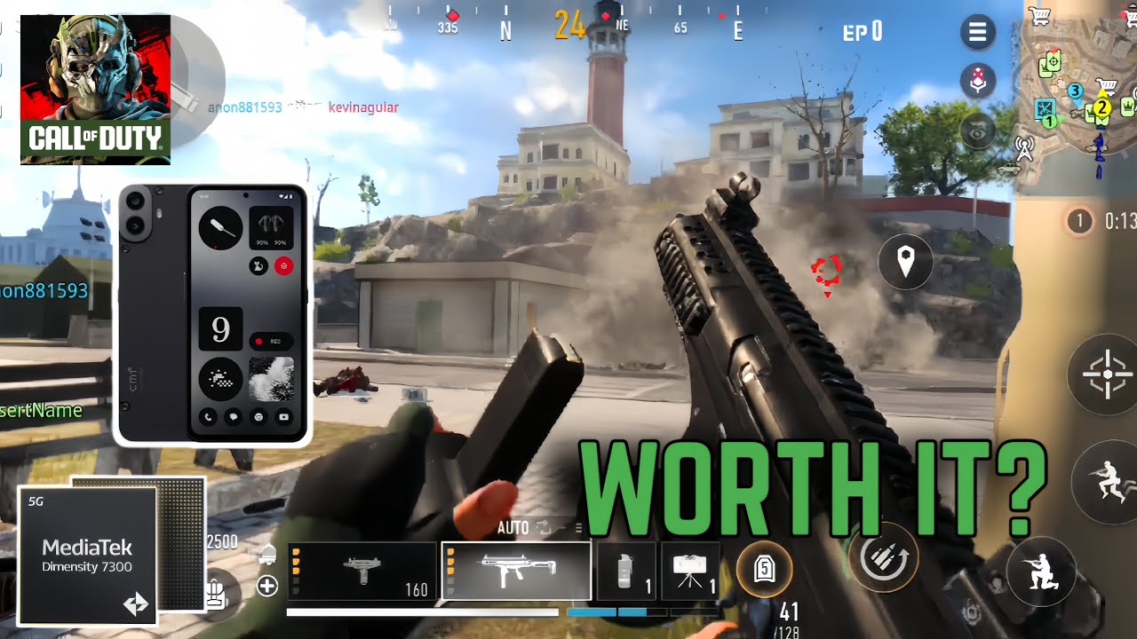 WARZONE MOBILE | CMF PHONE 1| DIMENSITY 7300