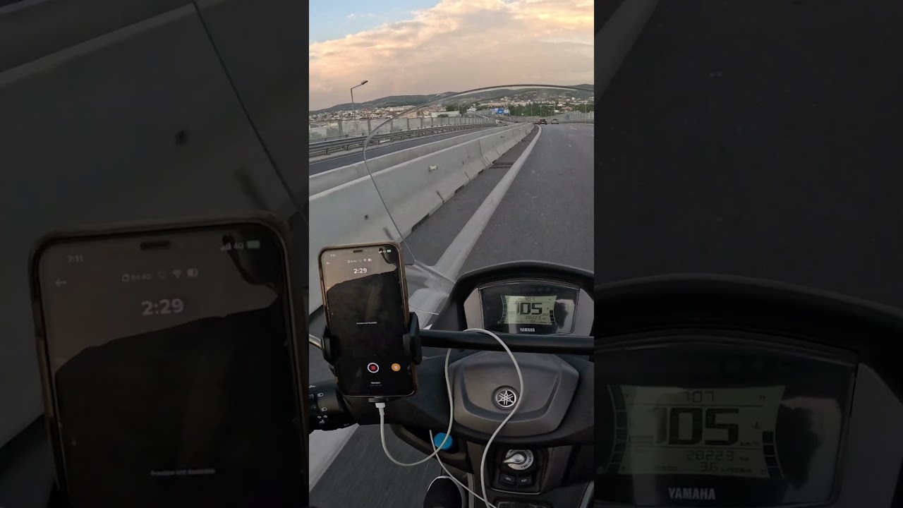 Trying Top Speed Nmax 125 22'  #nmax #scooter #topspeed