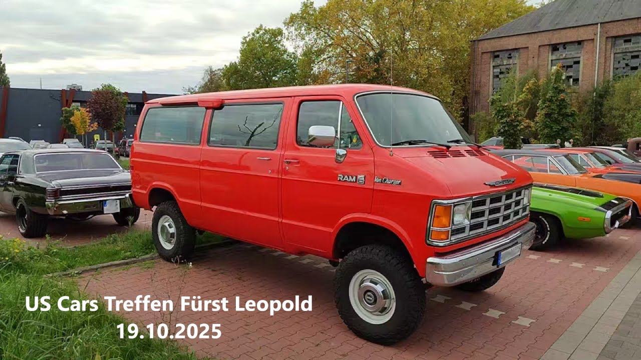 US Cars Treffen Fürst Leopold in Dorsten am 19.10.2025