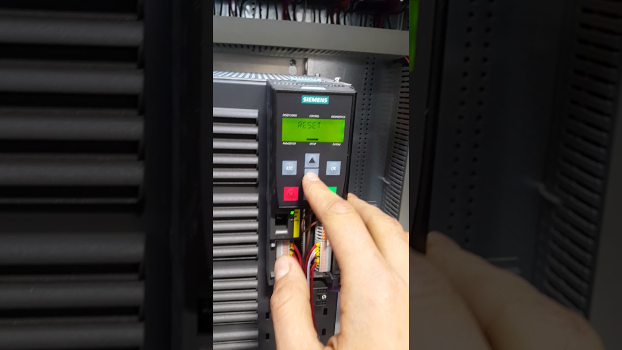 siemens frekans inverteri parametre ayarı