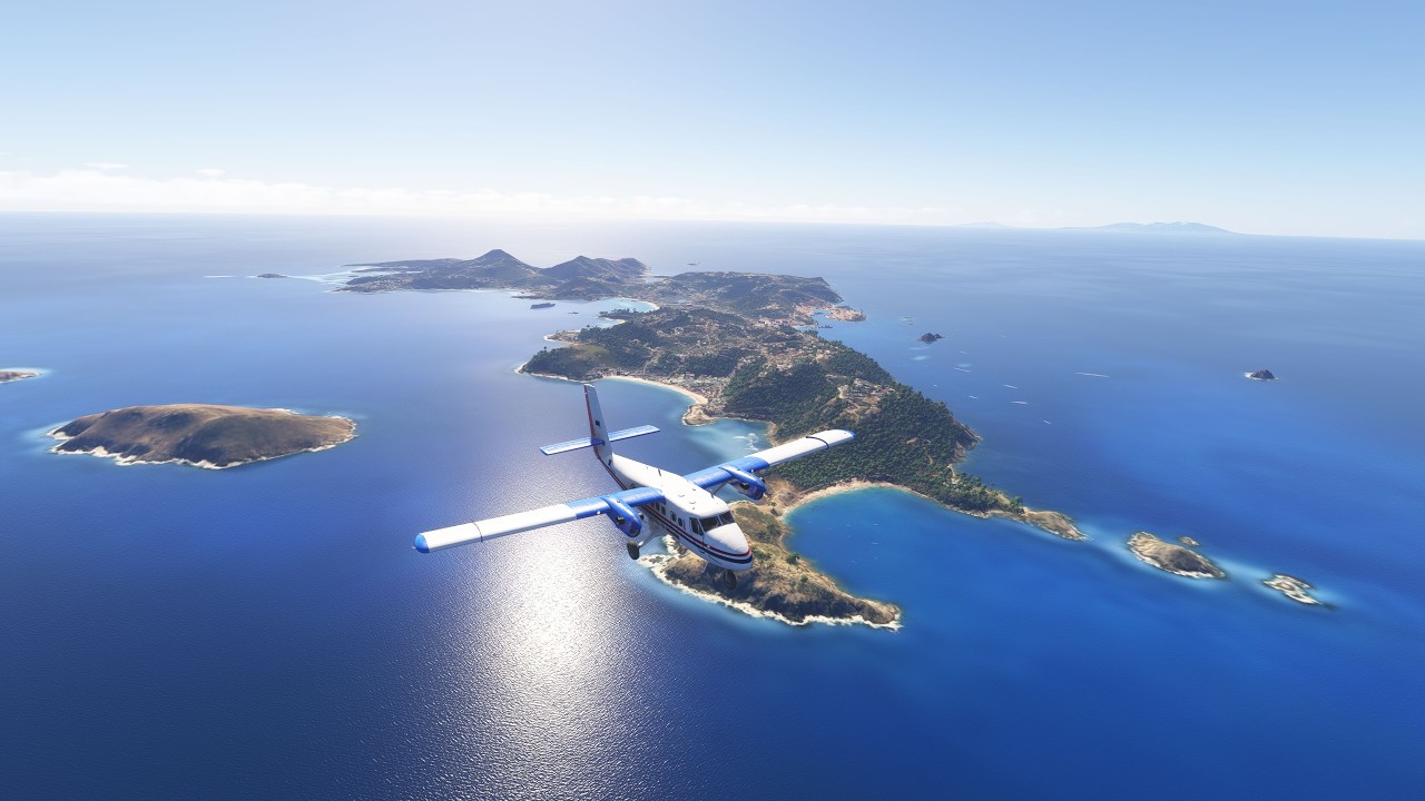 MSFS 2024 St Barths to St Maarten (touch n go) and back to St Barths 4K DHC6-300 Twin Otter