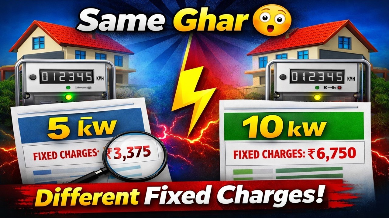 👉 Domestic Fixed Charges Explained ⚡ Up to 5kW & Above 5kW | Different Fixed Charges | nepra tariff