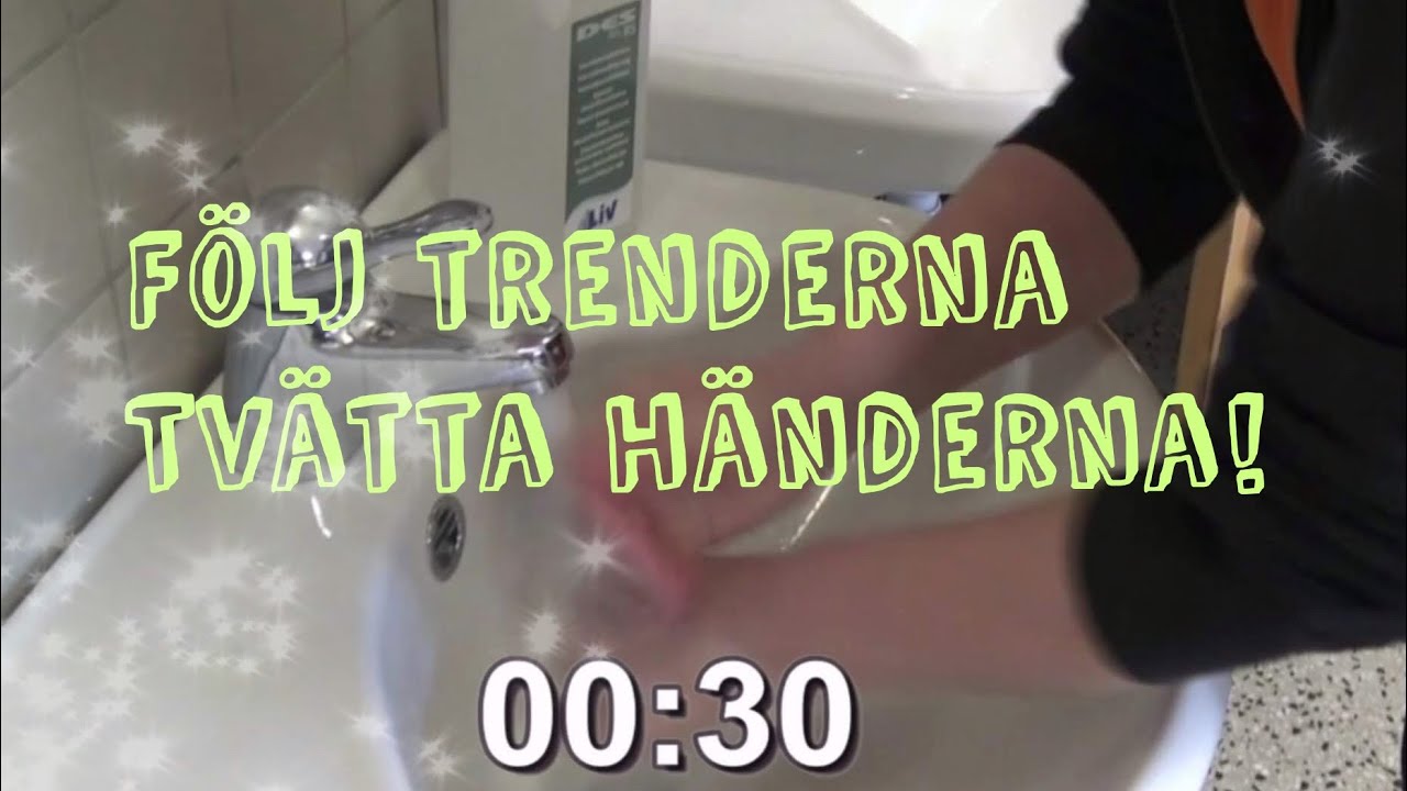 Följ trenderna - Tvätta händerna!