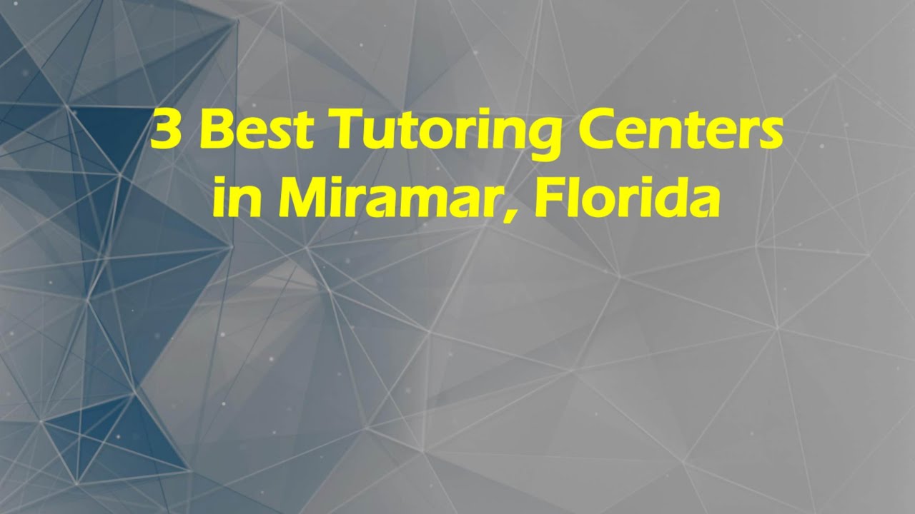 3 Best Tutoring Centers in Miramar, Florida | Educational Centers