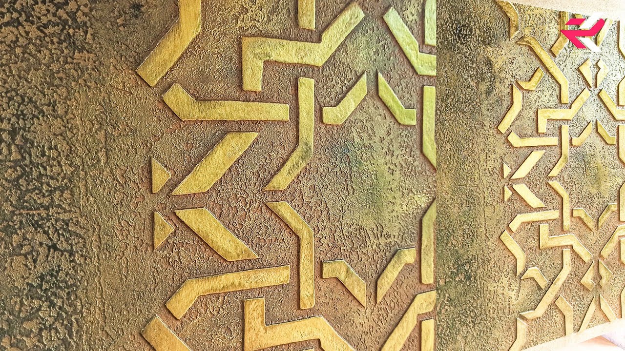 NEW Liquid Metal finish || Texture Painting ideas @Rk_Creationart