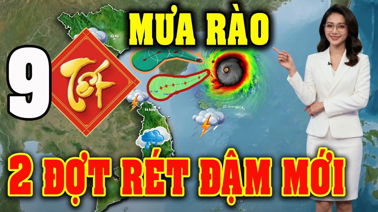 Tin bão Mới Nhất | Dự báo thời tiết hôm nay ngày mai 25/2 | dự báo thời tiết 3 ngày tới #thoitiet