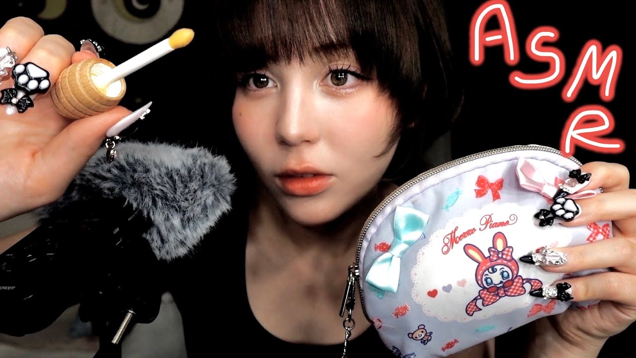 (SUB) Японский ASMR🎀Показываю свои ежедневные вещи👼💄