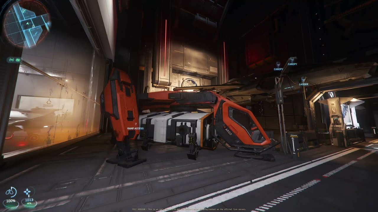 Star Citizen - PTU - Checking out the new RSI ships on the terminal and also the showroom