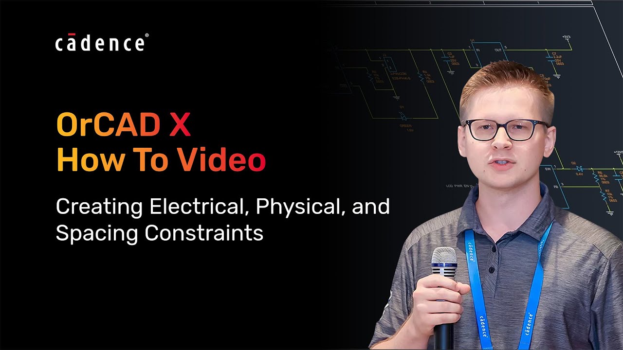 How to Setup Constraints in OrCAD X