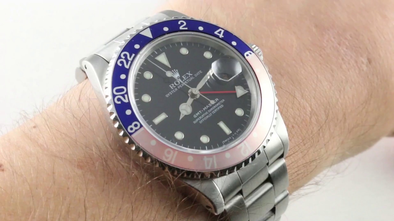 Rolex GMT Master “Pepsi” 16700 Luxury Watch Review