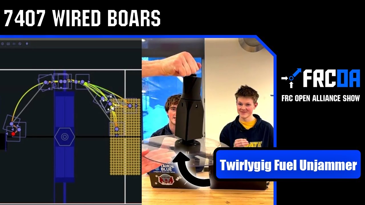 Этот Twirlygig решает проблему застревания топлива | 7407 Wired Boars | FRC REBUILT