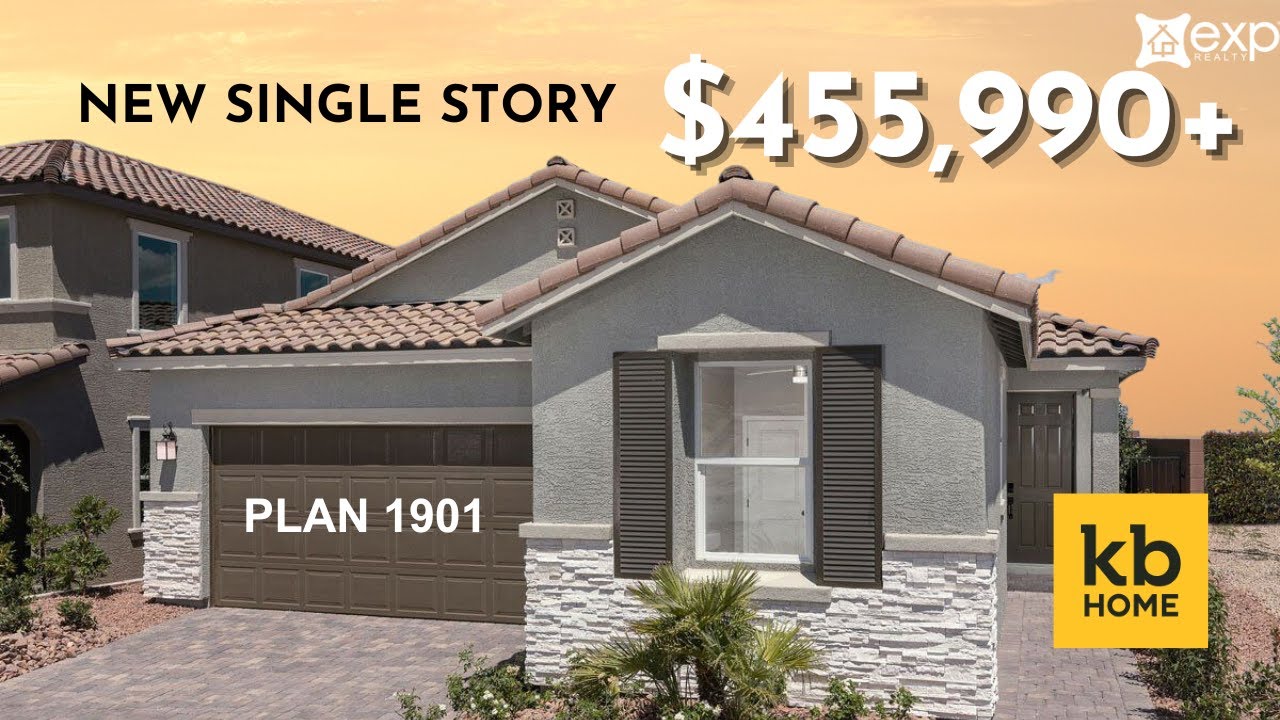Beautiful Single-Story Floorplan in Henderson Las Vegas | Plan 1091 River Mountain Trails KB Homes