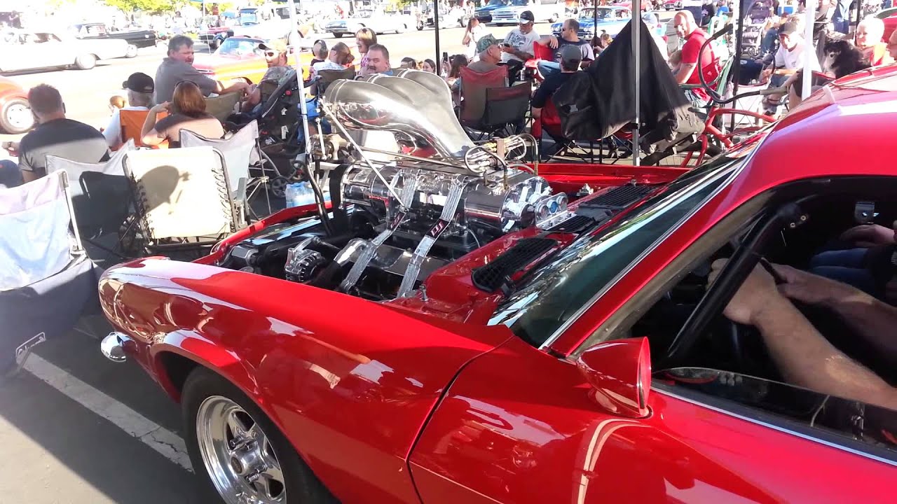 Blown and Alcohol Injected 1972 Camaro Kool April Nights 2013 Video 1