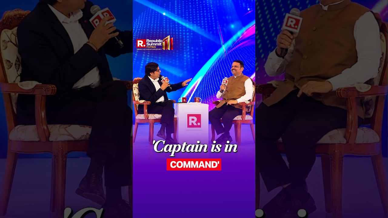 Republic Summit 2026: Maharashtra CM Devendra Fadnavis Talks About Being &lsquo;In Command Of The Ship&rsquo;