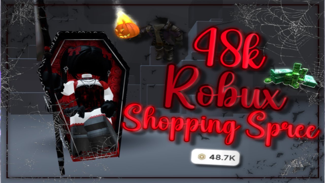 48.7k ROBUX SHOPPING SPREE | BUYING HEADLESS HORSEMAN🥳