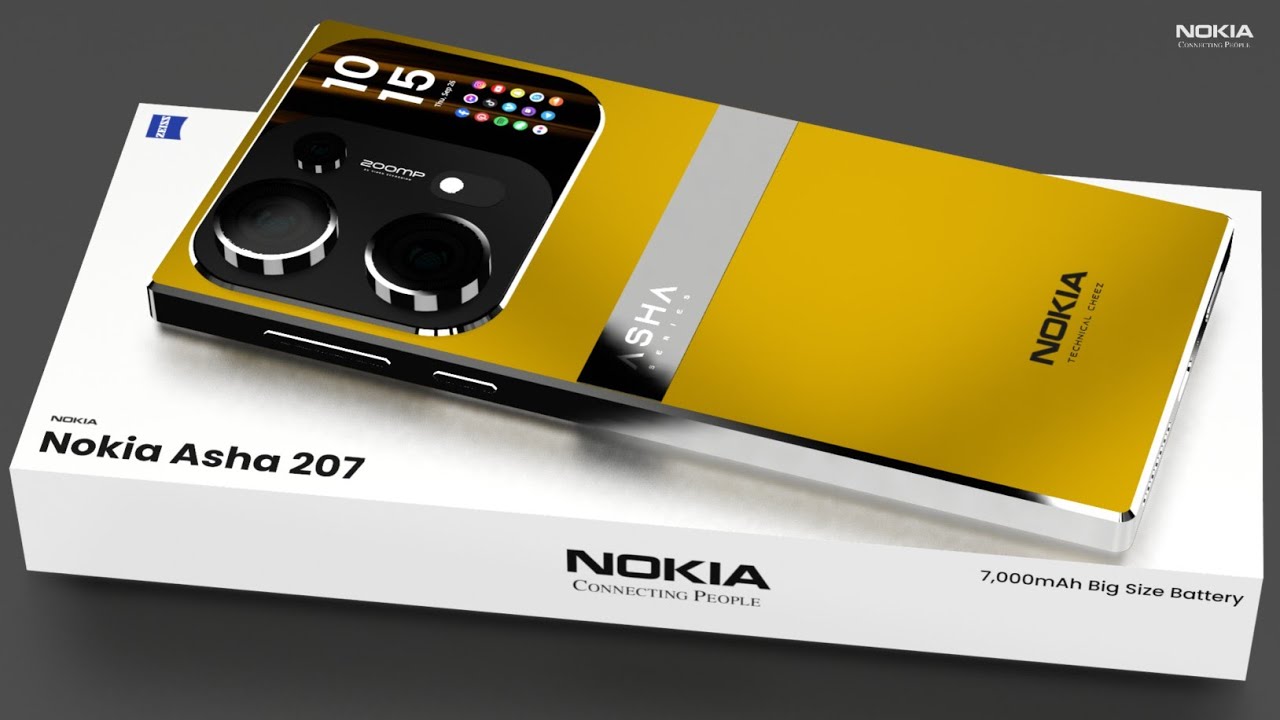 Nokia Asha 207 ⚡ 200MP Camera, Snapdragon 8 Elite Gen5, 7000mAh Battery, 512GB ROM/Nokia Asha 207 5G