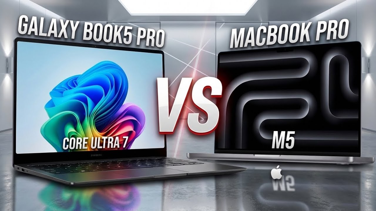 Galaxy Book 5 Pro 14 против MacBook Pro 14 (M5) | Какой из них стоит купить?