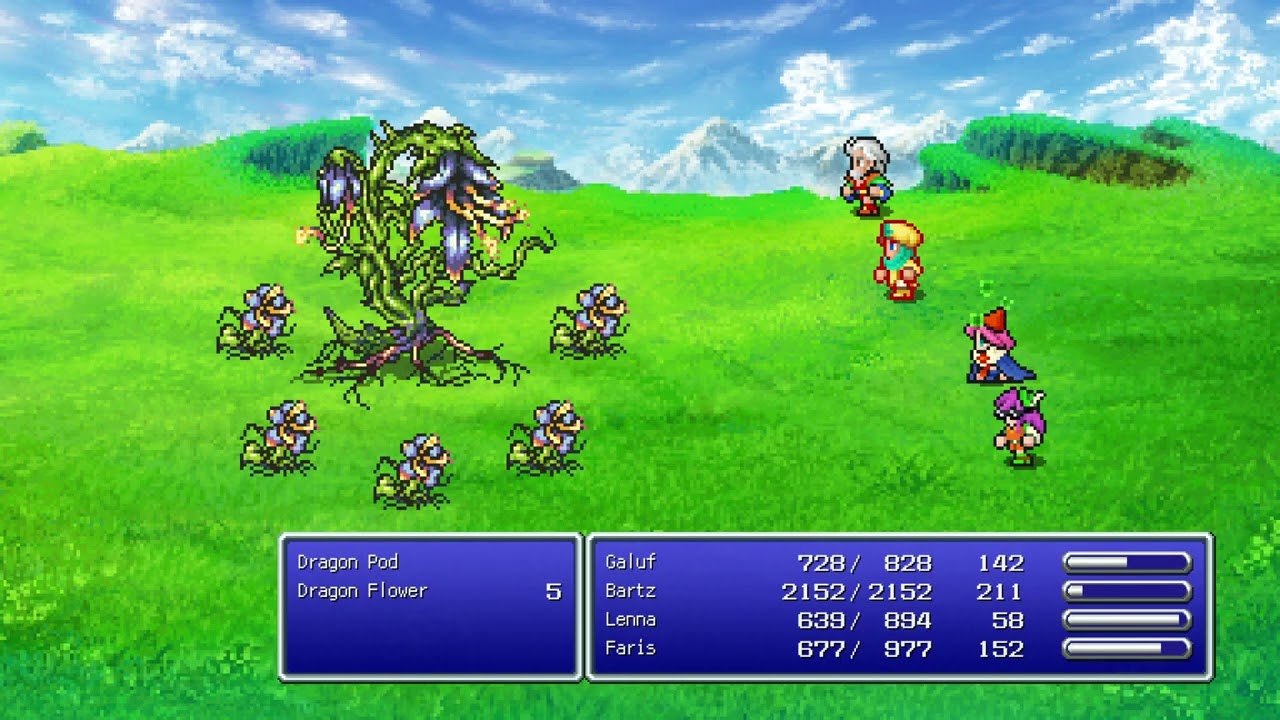 FINAL FANTASY V   Dragon Flower