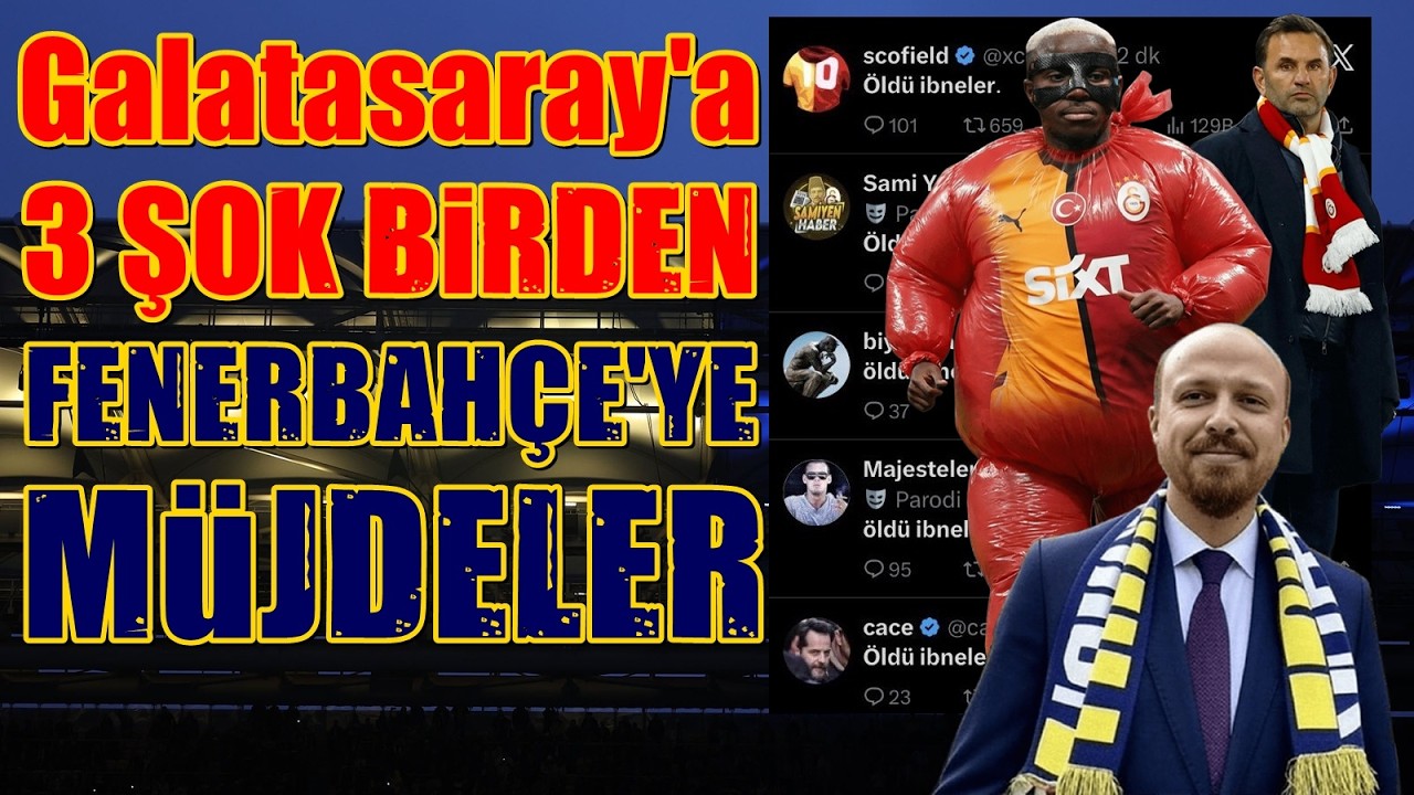 SONDAKİKA Fenerbahçe'ye MÜJDE! Galatasaray KARIŞTI! Sezonu KAPATTILAR! Neler OLUYOR NELER?