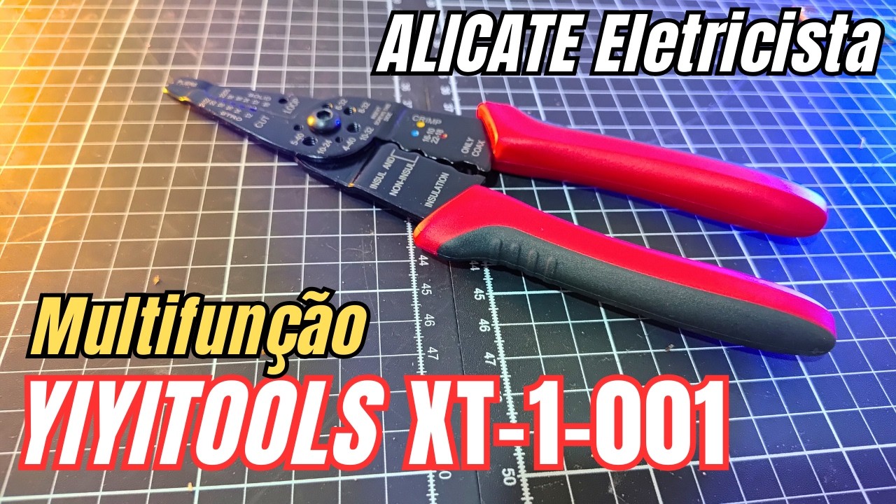 Conheça o ALICATE Eletricista multifunção YiYi Tools XT-1-001 - Será que presta?