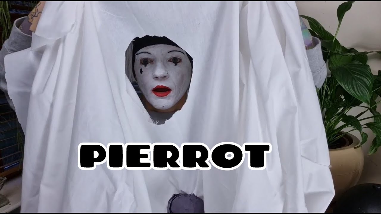 COSPLAY NA PIERROTA - MAKIJAŻ I STRÓJ DIY