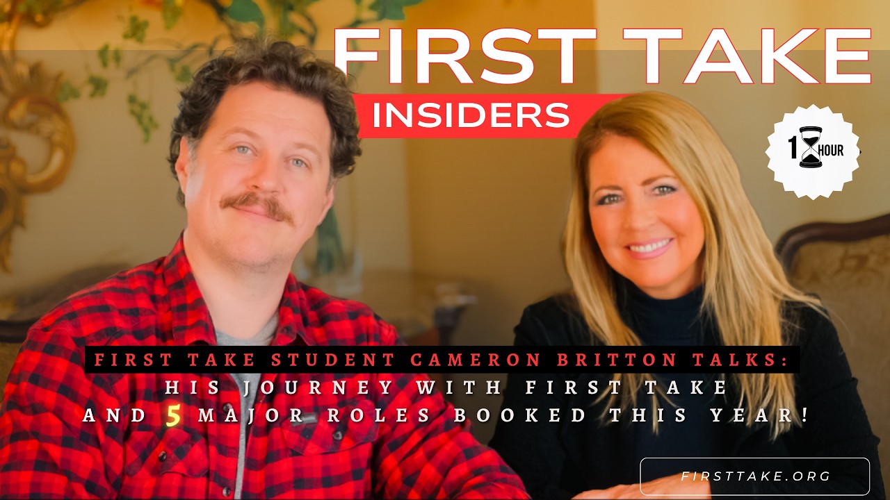 First Take student Cameron Britton talks: His Journey w/ First Take & Major Roles booked #actingtips