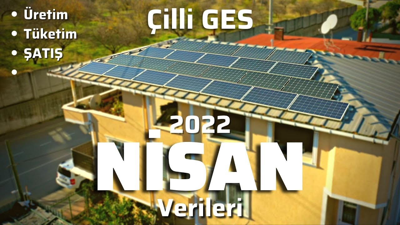 solar çatı nisan 2022 üretim ve satış verileri // bu ay toplam 900 TL