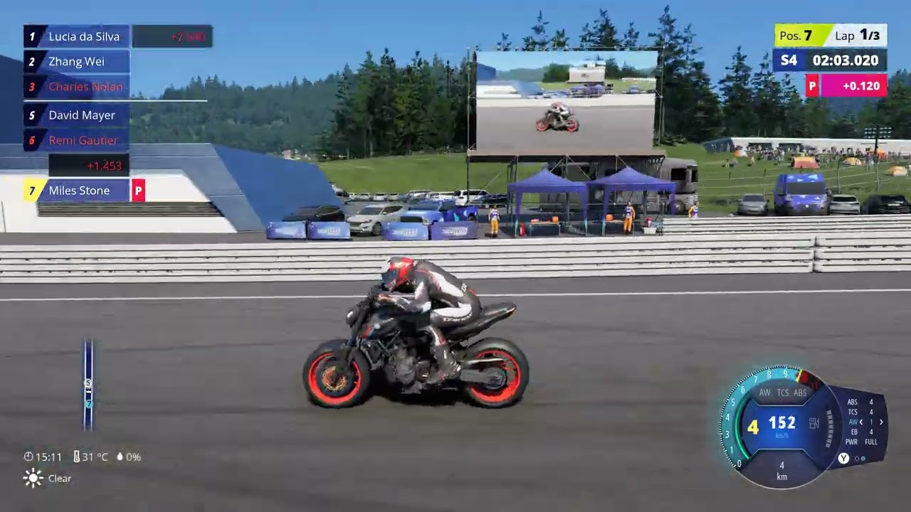 Ride 6 Yamaha MT-07 Gameplay
