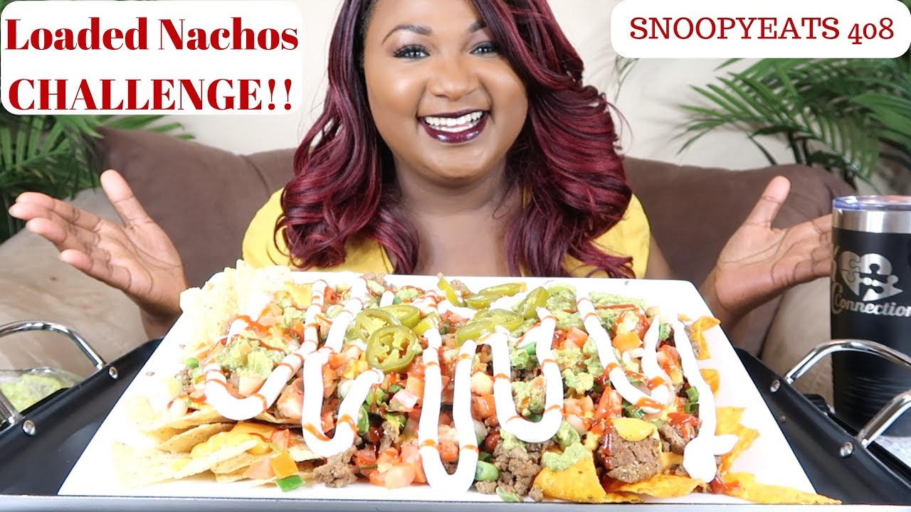 LOADED NACHOS MUKBANG CHALLENGE