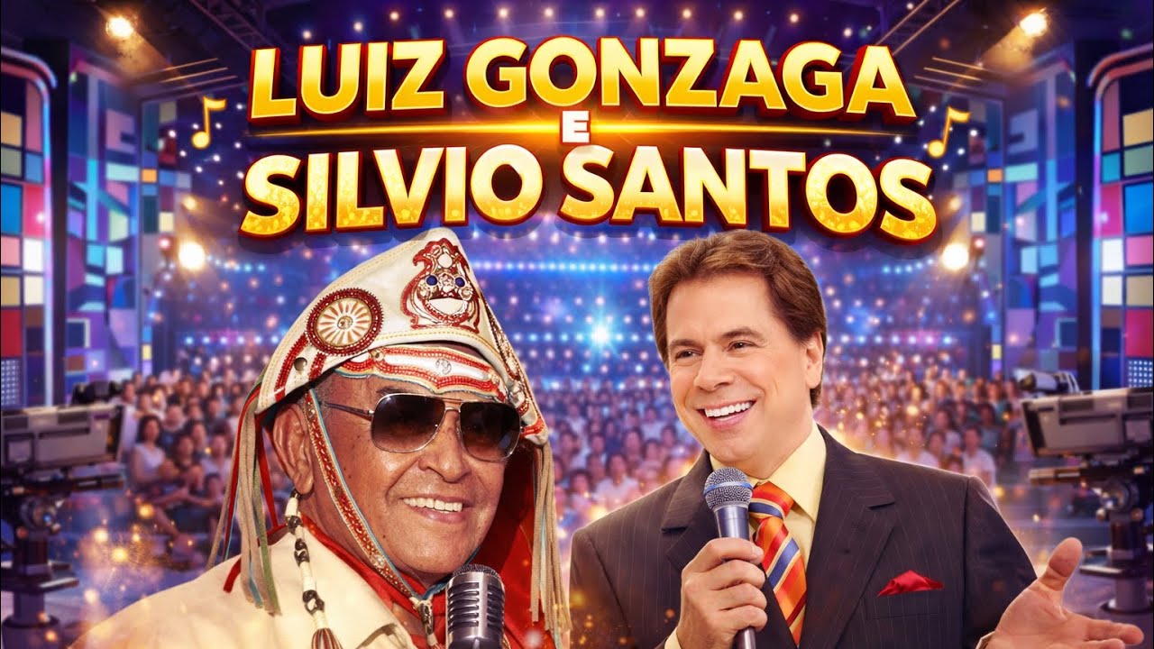 Silvio Santos e Luiz Gonzaga