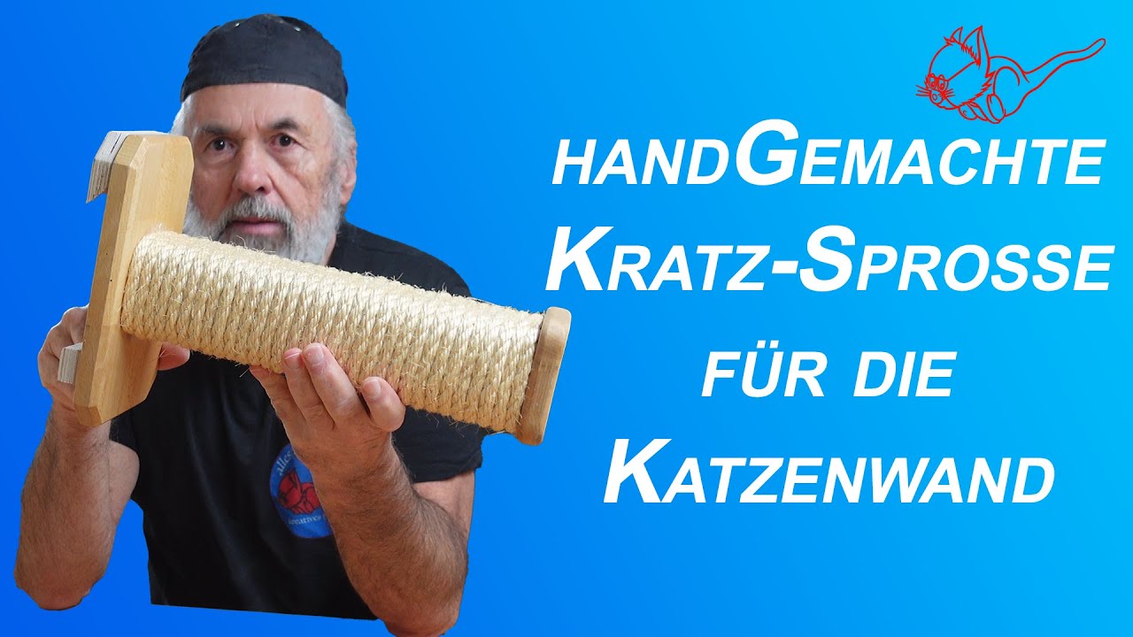 Kratzsprosse ohne Werkstatt basteln.