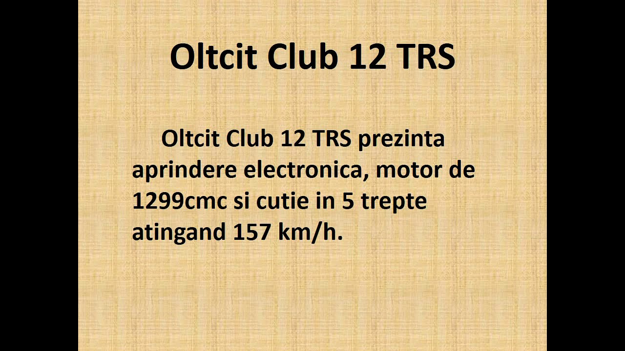 Scurt Istoric OLTCIT