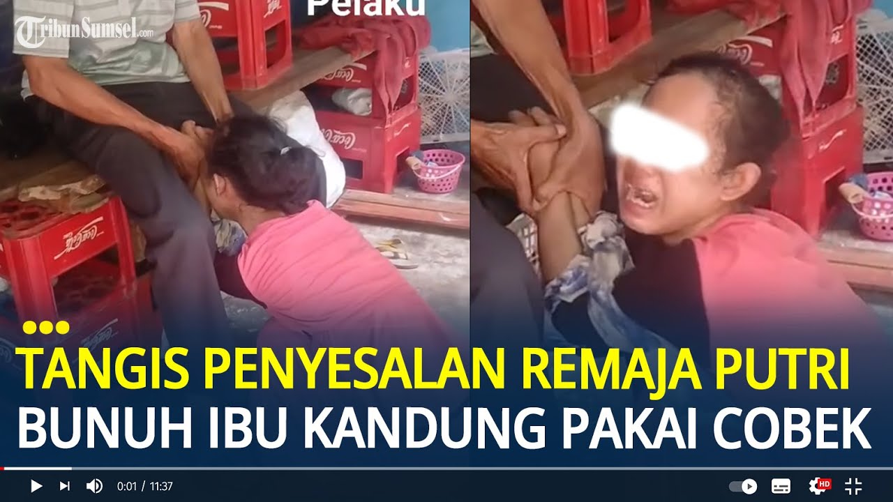 Tangis Penyesalan Remaja Putri Bunuh Ibu Kandung Pakai Cobek di Depan Ayahnya