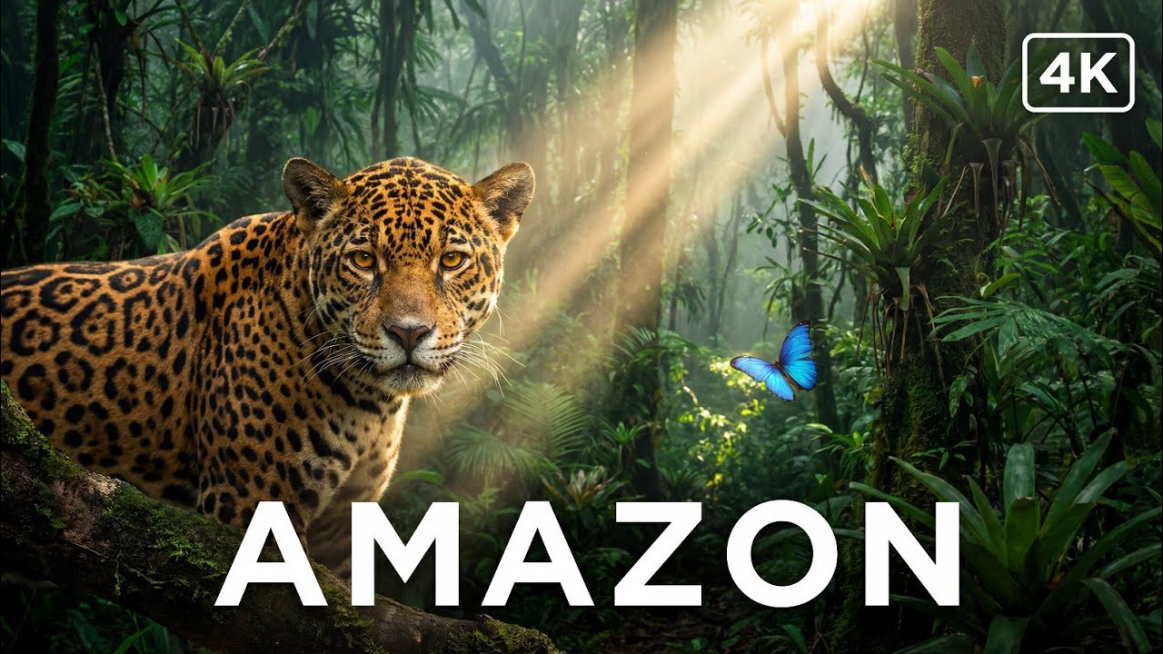 Amazon Rainforest 4K - Untouched Jungle Wildlife | Breathtaking Animals & Natural Sounds Documentary