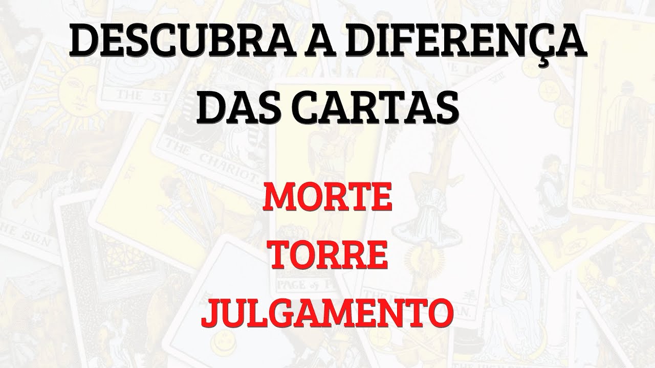 Live #023: Descubra a diferença das cartas: Morte, Torre e Julgamento no Tarot