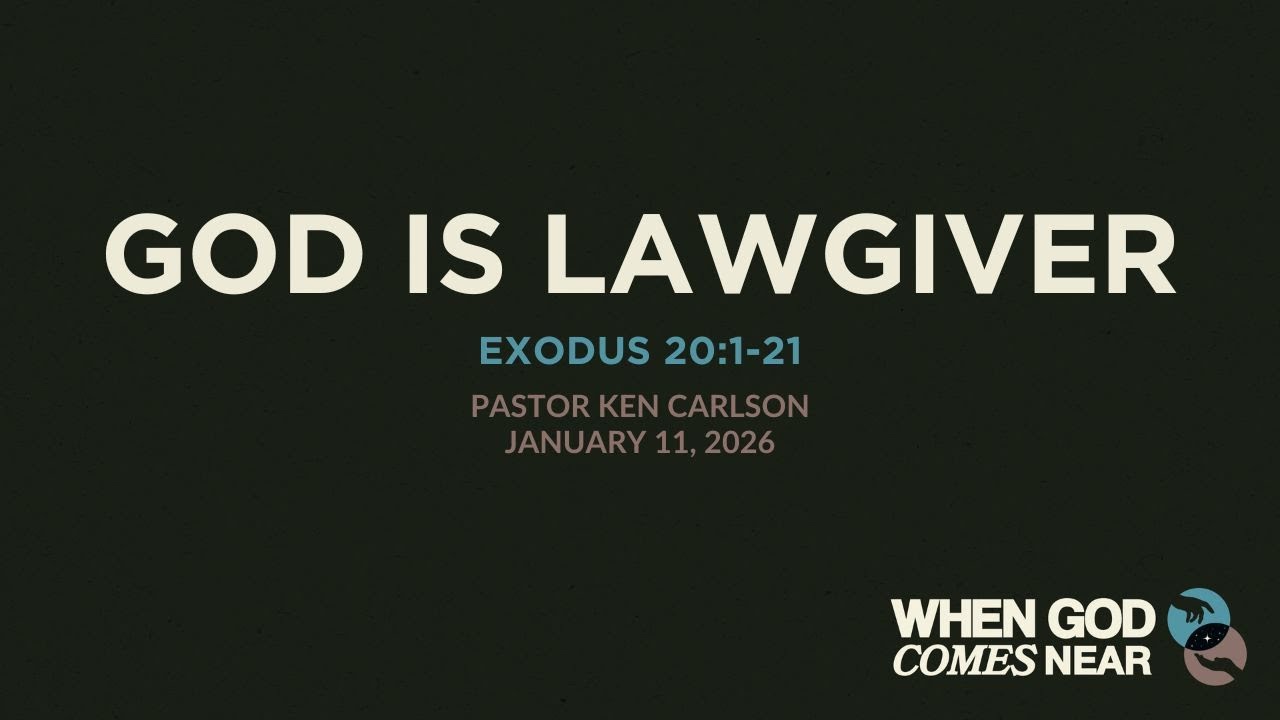 Когда Бог приближается: Бог — Законодатель