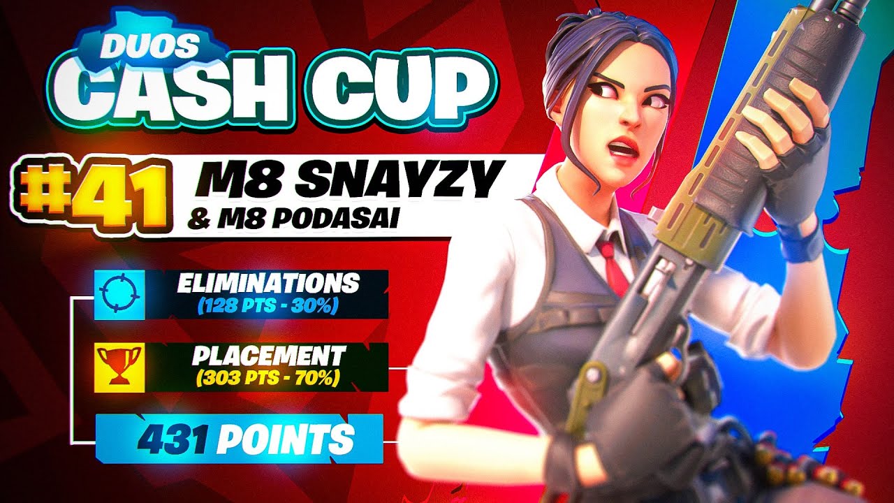 How We Qualified for the Duo Cash Cup FINALS w/@PodaSai | M8 Snayzy