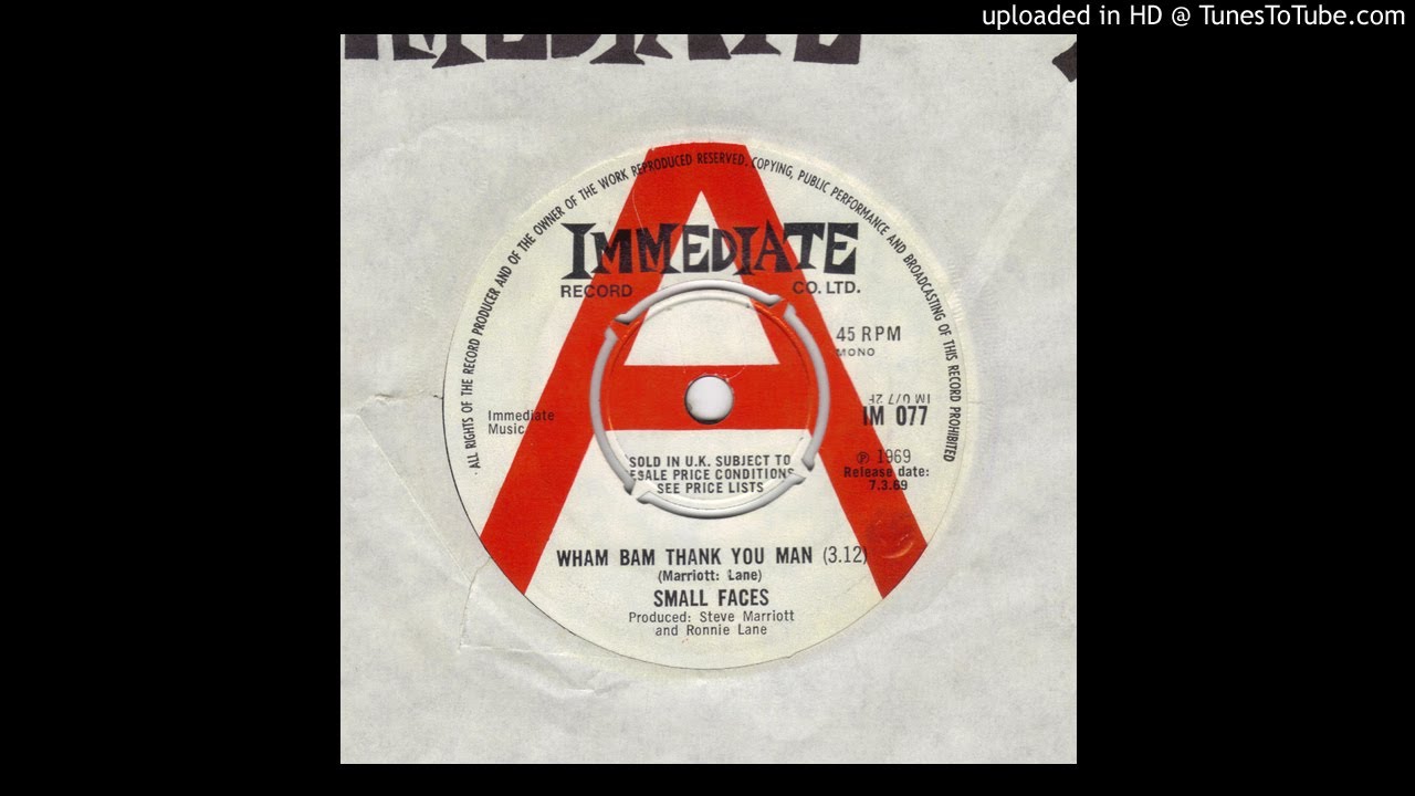 Small Faces - Wham Bam Thank You Man (Demo Version)